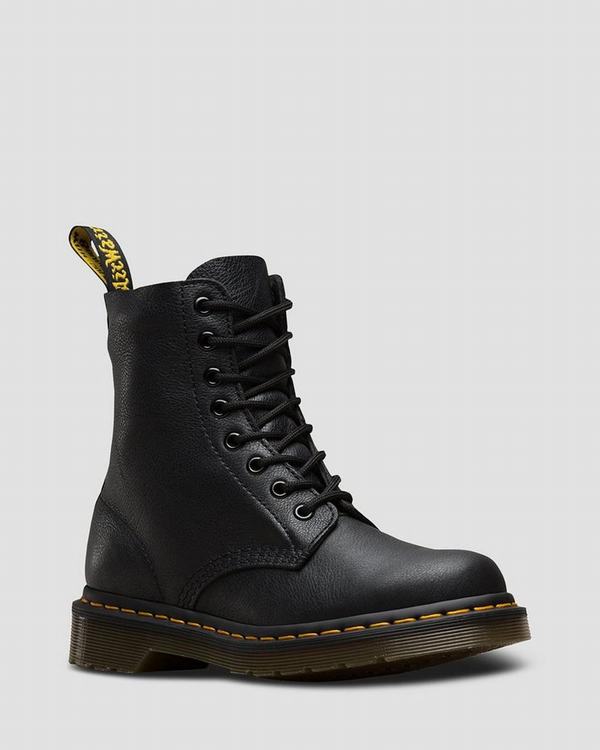 Dr Martens Dámské Kotníkové Boty 1460 Pascal Virginia Černé, CZ-305129